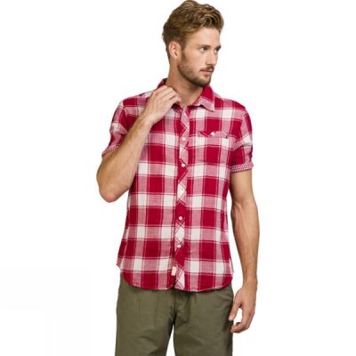 Camisa Protest Barn Manga Corta Hombre - Rojas - Chile ZYL538612